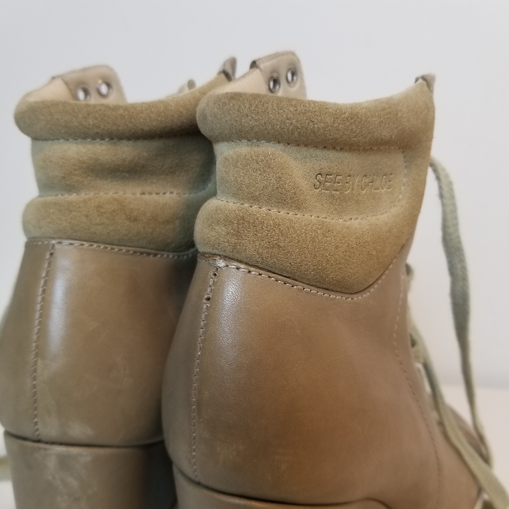 See By Chloe Olive Wedge Sneakers - Picture 10 of 12